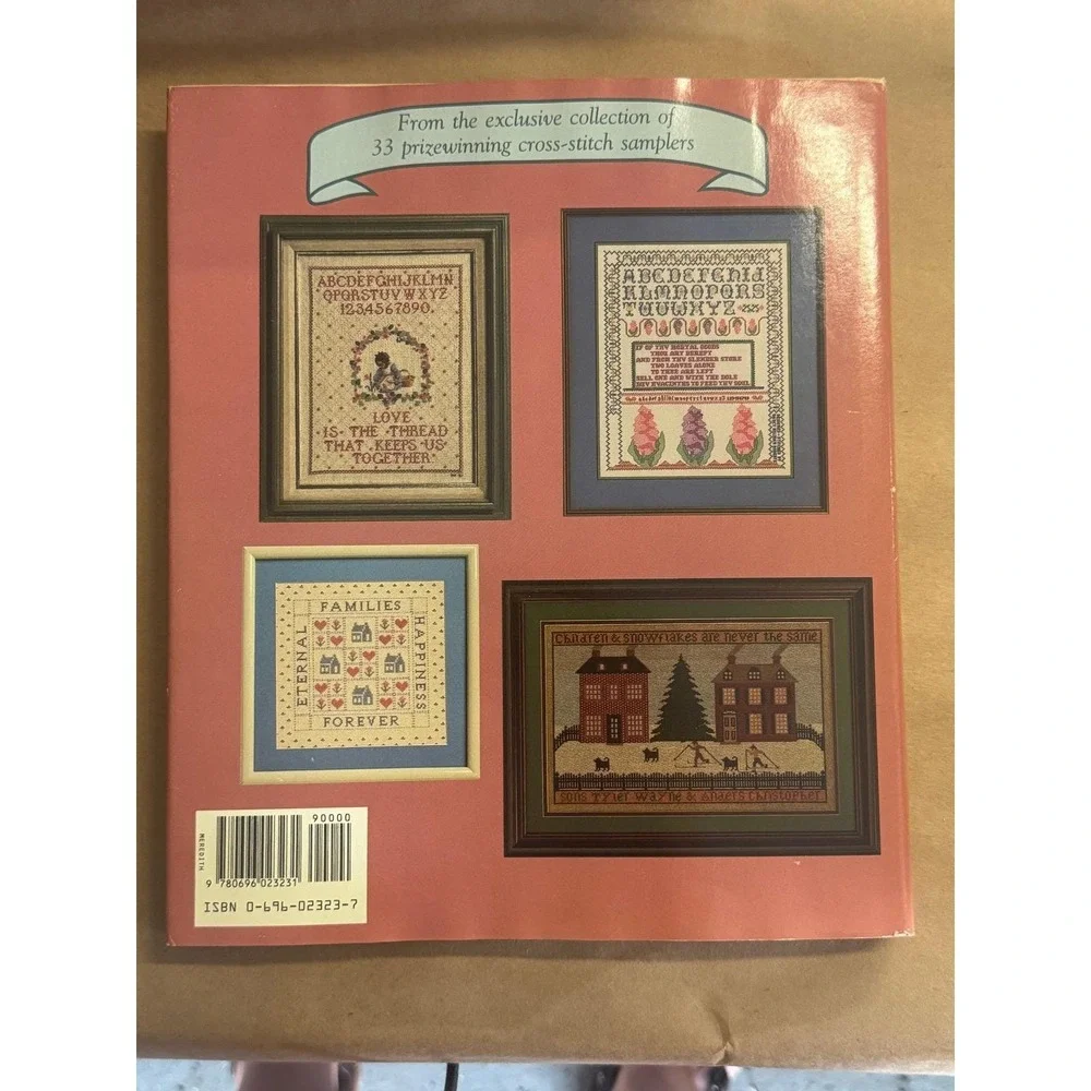 Cross-Stitch Pattern Books Lot of 4, Sedgewood Press & BH&G, Samplers Floral